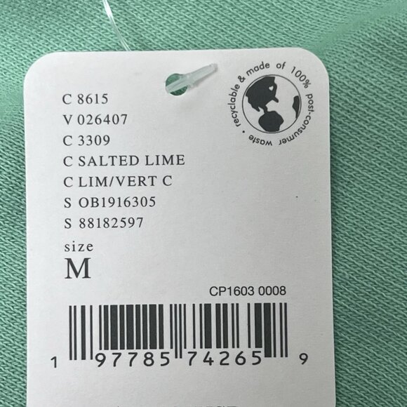 NWT Free People Movement Hatch Intercept Pullover Medium Salted Lime Sweatshirt - Picture 15 of 16